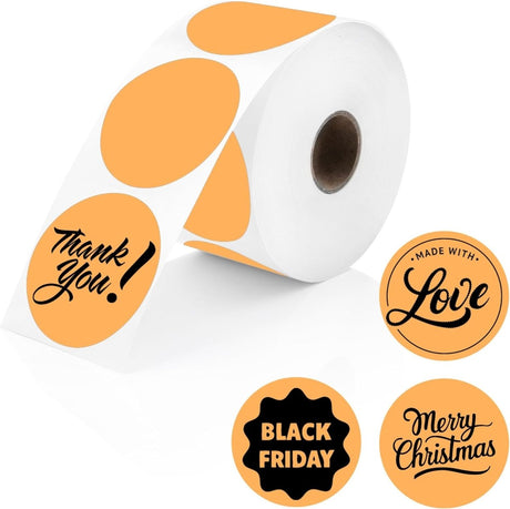 Thermal Labels - Circle - Store Supplies