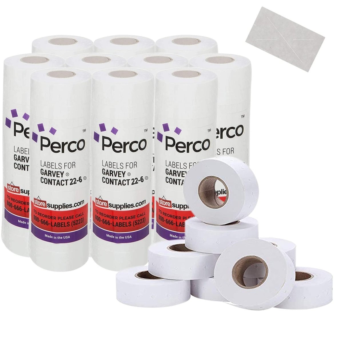 2212 Pricing Labels for Garvey 22 - 6/22 - 7/22 - 8 Price Gun - Store Supplies