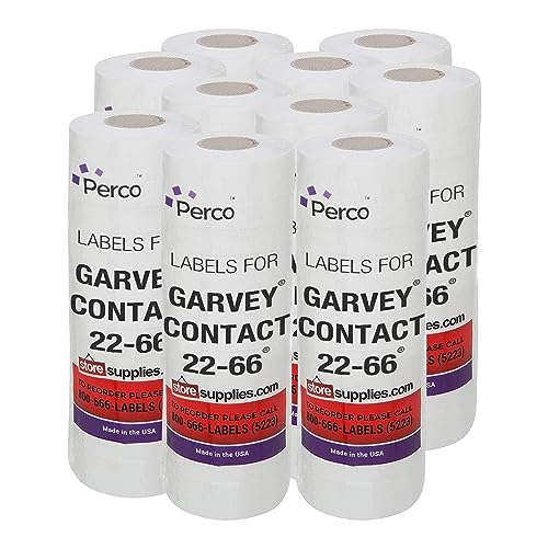 2216 Pricing Labels for Garvey 22 - 66/22 - 77/22 - 88 Two Line Pricing Gun - Store Supplies