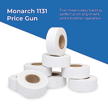 Removable Adhesives White Labels for Monarch 1131 Price Gun – 8 Sleeve, 160,000 Price Gun Labels
