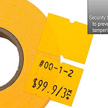 Fluorescent Orange Perco Labels for Perco 2 Line Labeler Gun - 1 Sleeve, 6,000 Labels