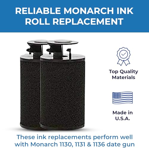 Monarch Ink Roll for Monarch 1130, 1131 & 1136 Price Labelers (Pack of 4)