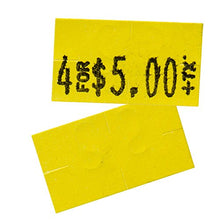 Yellow Pricing Labels for Monarch 1131 Price Gun –4 Sleeves, 32 Rolls, 80,000 Price Marking Labels Value Pack