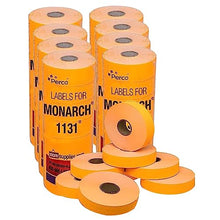 Fluorescent Orange Pricing Labels for Monarch 1131 Pricing Gun – 8 Sleeve, 160,000 Price Gun Labels