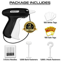 Perco Tagging Gun for Clothing Kit with Extra Needles & Labels