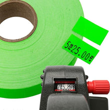 White & Green Pricing Labels for Monarch 1131 Price Gun – One White and One Green Sleeve - 2 Sleeves, 16 Rolls Combo Pack - 40,000 Price Marking Labels – with Label Scraper & Ink Rolls Included