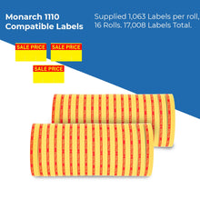 Monarch 1110 Reverse Print Labels
