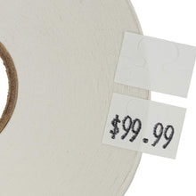 White Pricing Labels for Monarch 1130 Price Gun - Blank Marking Labels - with Ink Roll Included