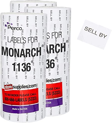 Date Labels for Monarch 1136 - Store Supplies