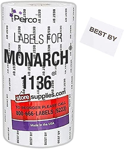 Date Labels for Monarch 1136 - Store Supplies