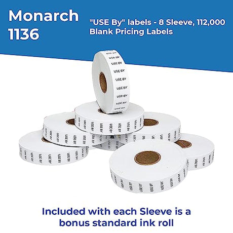Date Labels for Monarch 1136 - Store Supplies