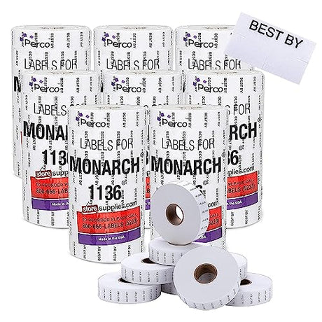 Date Labels for Monarch 1136 - Store Supplies