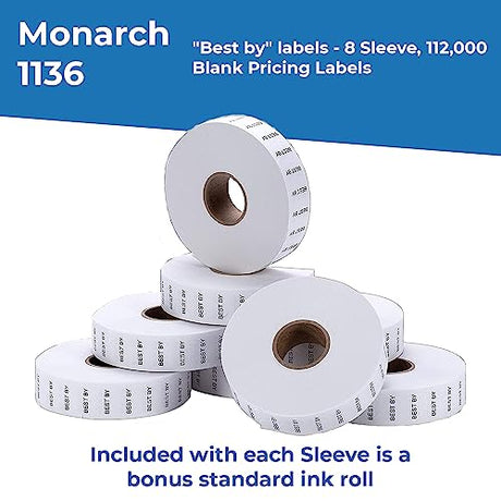 Date Labels for Monarch 1136 - Store Supplies
