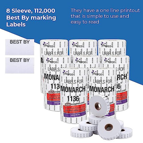 Date Labels for Monarch 1136 - Store Supplies
