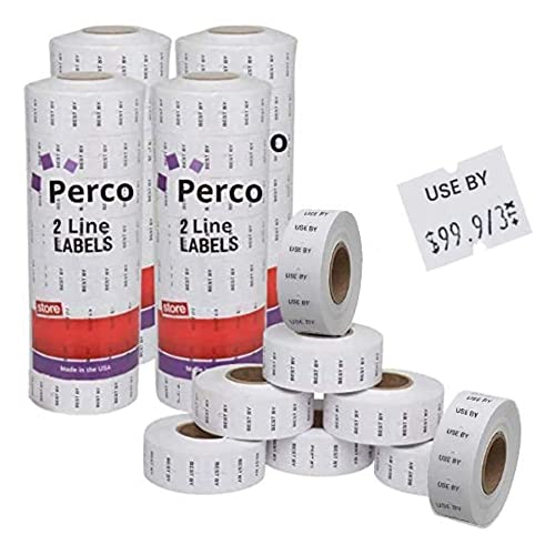 Date Labels for Perco 2 Line Date Guns - Store Supplies