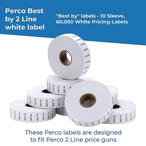 Date Labels for Perco 2 Line Date Guns - Store Supplies