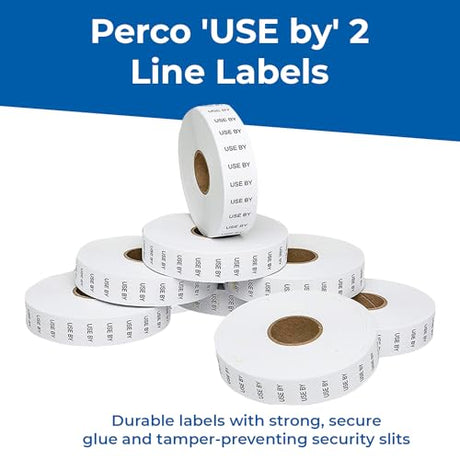 Date Labels for Perco 2 Line Date Guns - Store Supplies