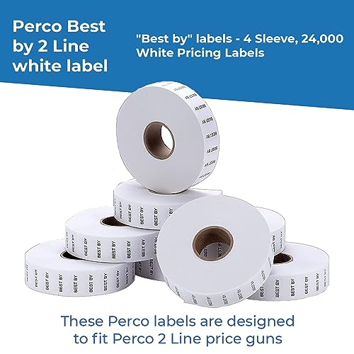 Date Labels for Perco 2 Line Date Guns - Store Supplies