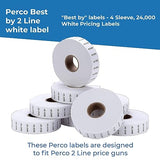 Date Labels for Perco 2 Line Date Guns - Store Supplies