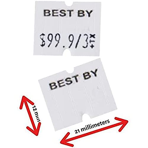 Date Labels for Perco 2 Line Date Guns - Store Supplies