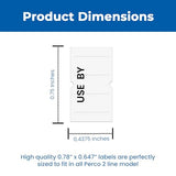 Date Labels for Perco 2 Line Date Guns - Store Supplies
