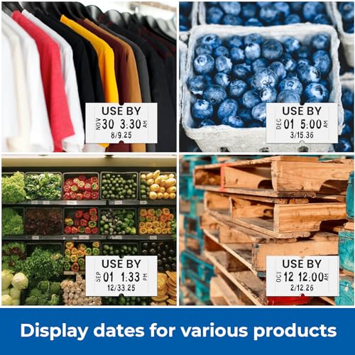 Date Labels for Perco 2 Line Date Guns - Store Supplies
