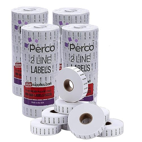 Date Labels for Perco 2 Line Date Guns - Store Supplies