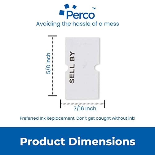 Date Labels for Perco 2 Line Date Guns - Store Supplies