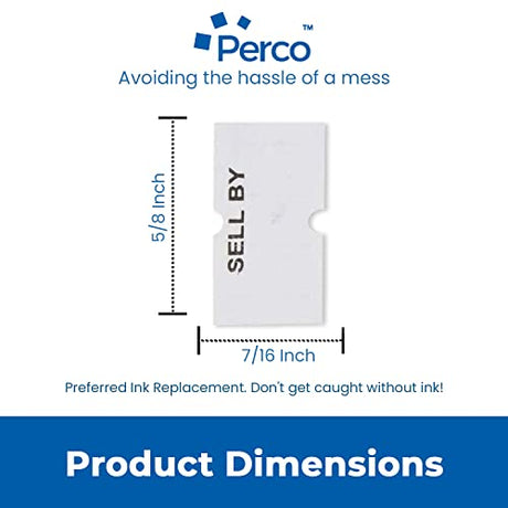 Date Labels for Perco 2 Line Date Guns - Store Supplies