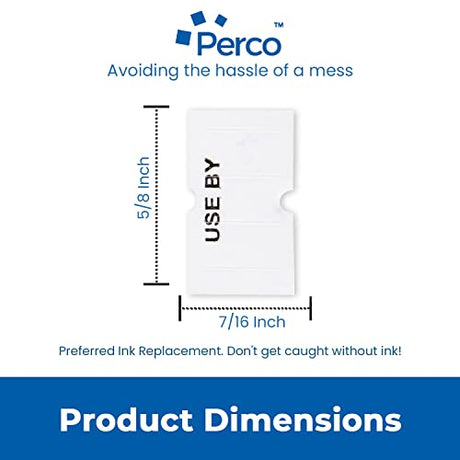 Date Labels for Perco 2 Line Date Guns - Store Supplies