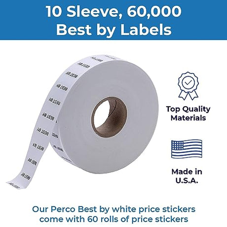 Date Labels for Perco 2 Line Date Guns - Store Supplies