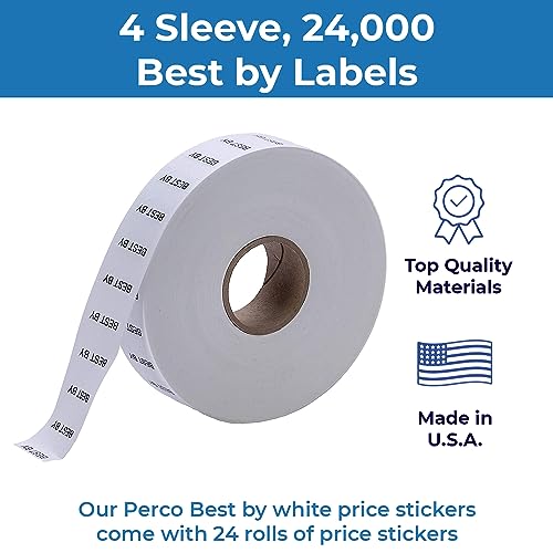 Date Labels for Perco 2 Line Date Guns - Store Supplies