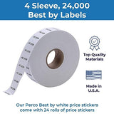 Date Labels for Perco 2 Line Date Guns - Store Supplies