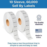 Date Labels for Perco 2 Line Date Guns - Store Supplies