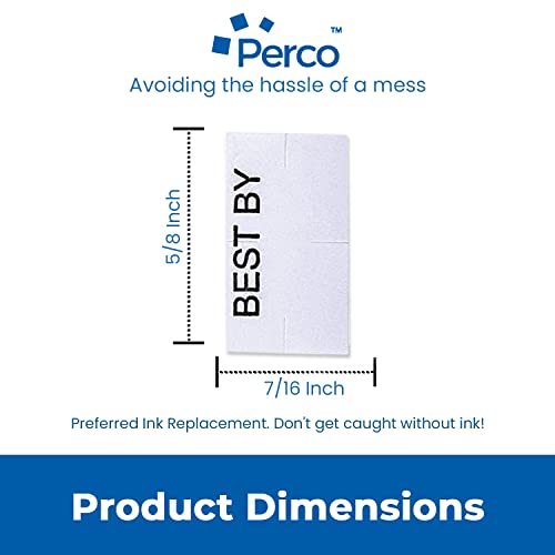 Date Labels for Perco 2 Line Date Guns - Store Supplies