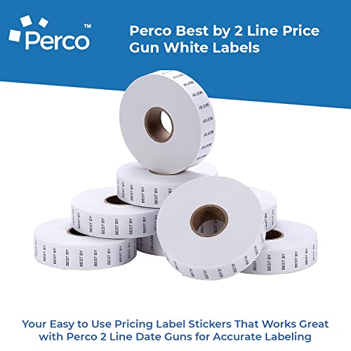 Date Labels for Perco 2 Line Date Guns - Store Supplies