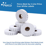 Date Labels for Perco 2 Line Date Guns - Store Supplies