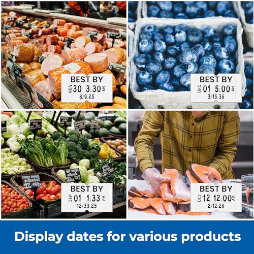 Date Labels for Perco 2 Line Date Guns - Store Supplies