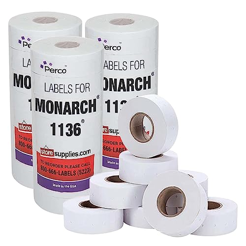 Freezer Adhesives Labels for Monarch 1136 - Store Supplies