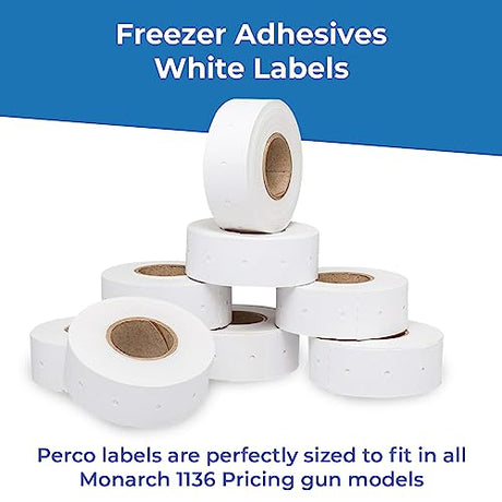 Freezer Adhesives Labels for Monarch 1136 - Store Supplies