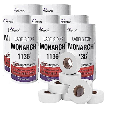 Freezer Adhesives Labels for Monarch 1136 - Store Supplies