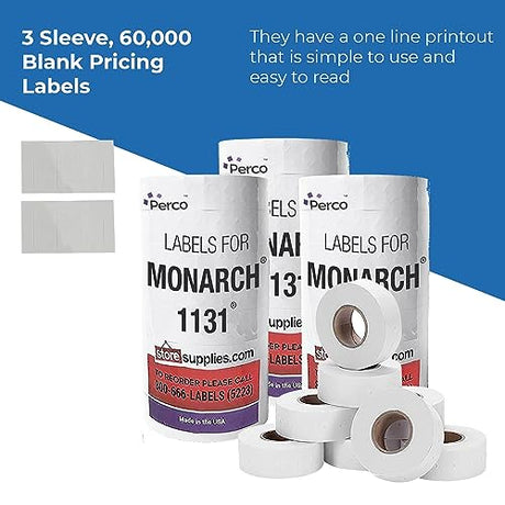Freezer Labels for Monarch 1131 - Store Supplies