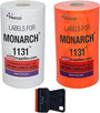 Labels for Monarch 1131 Price Guns – 2 Sleeves - Store Supplies