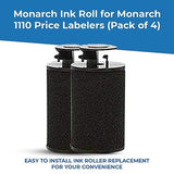 Monarch 1110 - Ink Roll for Monarch 1110 Price Labelers - Pack of 4 Inkers - Store Supplies
