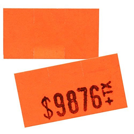 Monarch 1110 Pricing Gun with Labels Starter Kit: Includes Price Gun, 8,500 Fluorescent Red Pricing Labels and Preloaded Inker - Store Supplies