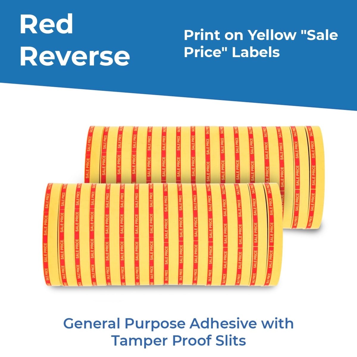 Monarch 1110 Reverse Print Labels - Store Supplies