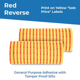 Monarch 1110 Reverse Print Labels - Store Supplies