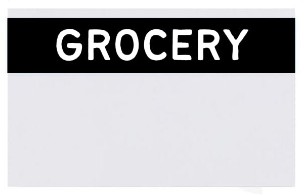 Monarch 1110 Reverse Print Labels - Store Supplies