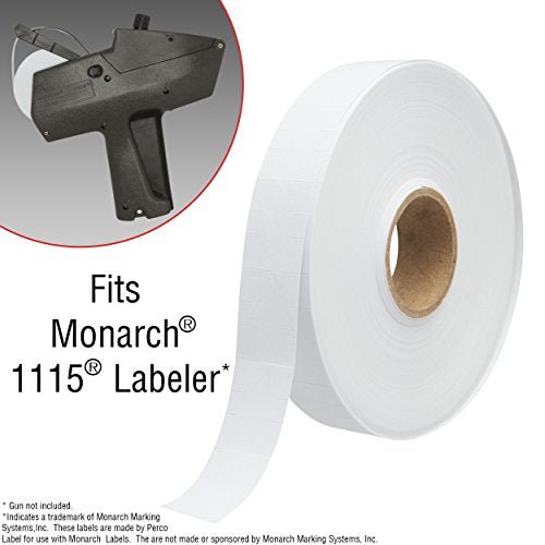 Monarch 1115 Price Gun with Labels Starter Kit: Includes Price Gun, 6,000 White Pricing Labels, Inker and Label Scraper - Store Supplies
