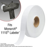 Monarch 1115 Price Gun with Labels Starter Kit: Includes Price Gun, 6,000 White Pricing Labels, Inker and Label Scraper - Store Supplies